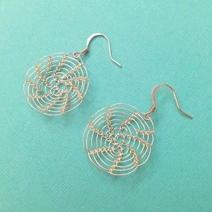 Handmade Indian basket earrings (new)